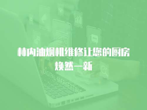 林內油煙機維修讓您的廚房煥然一新