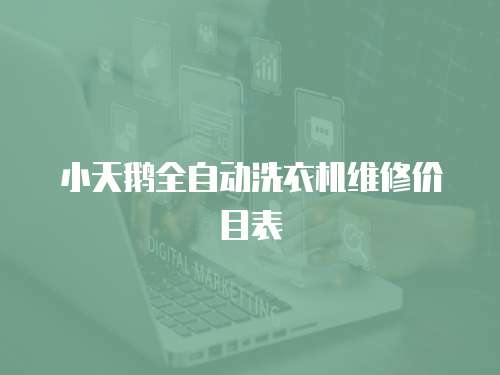 小天鵝全自動(dòng)洗衣機(jī)維修價(jià)目表