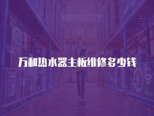 萬和熱水器主板維修多少錢