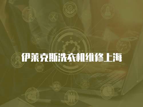 伊萊克斯洗衣機維修上海