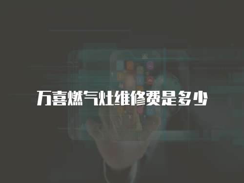 萬喜燃氣灶維修費是多少