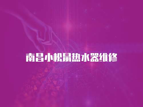 南昌小松鼠熱水器維修