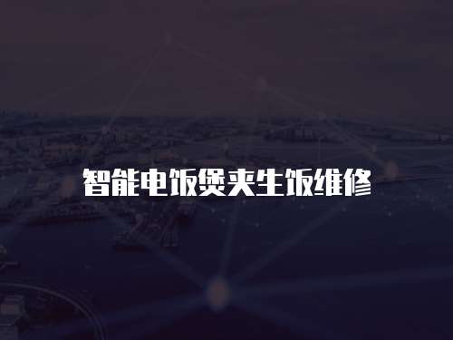 智能電飯煲?jiàn)A生飯維修