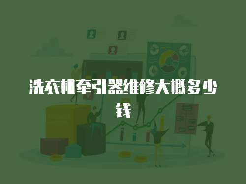 洗衣機牽引器維修大概多少錢