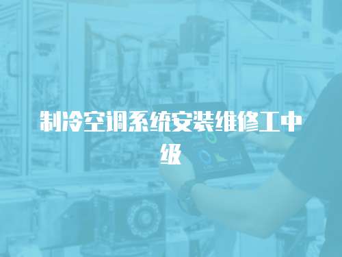 制冷空調系統安裝維修工中級