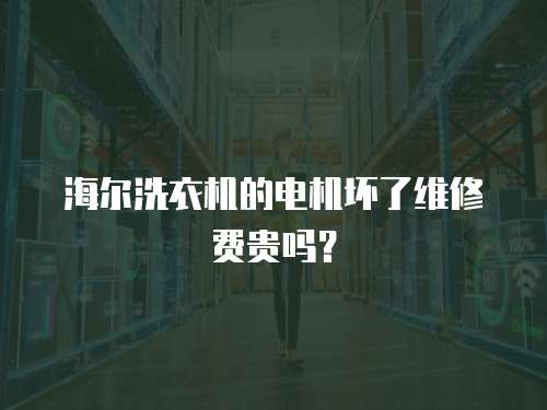 海爾洗衣機的電機壞了維修費貴嗎？