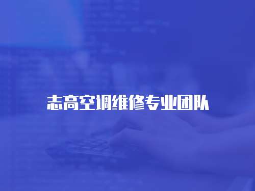 志高空調(diào)維修專業(yè)團(tuán)隊(duì)