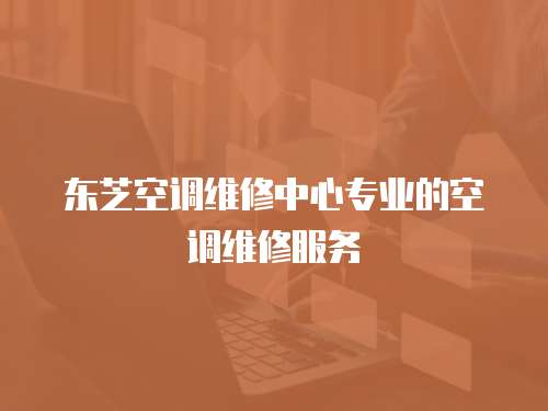 東芝空調維修中心專業的空調維修服務