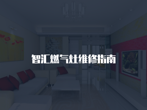 智匯燃?xì)庠罹S修指南