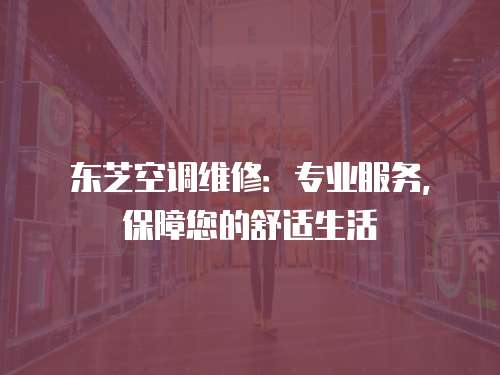 東芝空調(diào)維修：專業(yè)服務(wù)，保障您的舒適生活