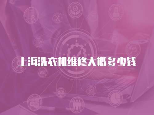 上海洗衣機維修大概多少錢