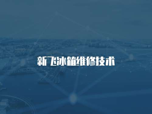 新飛冰箱維修技術(shù)