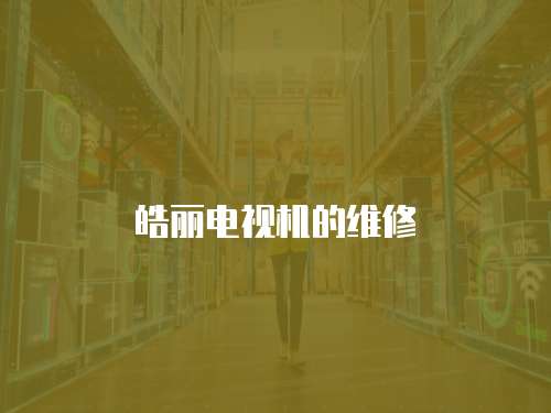 皓麗電視機的維修