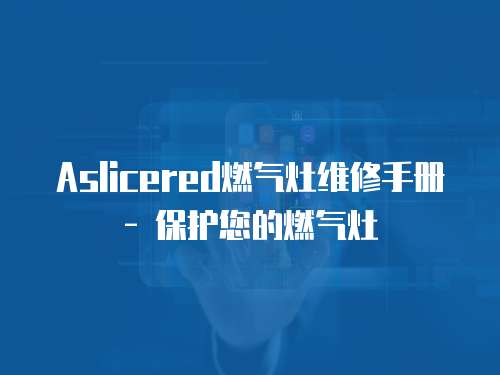  Aslicered燃?xì)庠罹S修手冊 - 保護(hù)您的燃?xì)庠? class=
