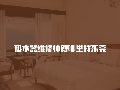 熱水器維修師傅哪里找東莞