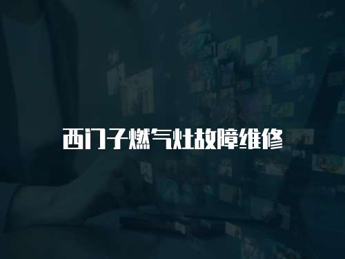 西門子燃?xì)庠罟收暇S修