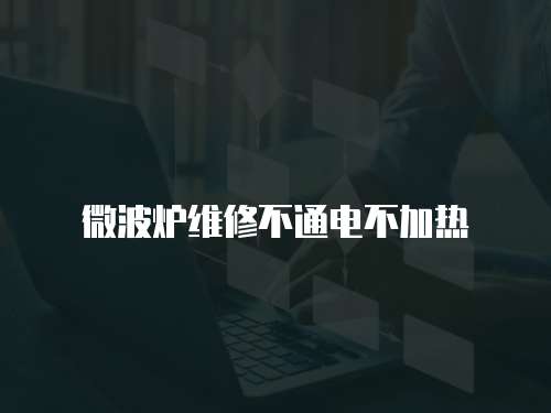 微波爐維修不通電不加熱