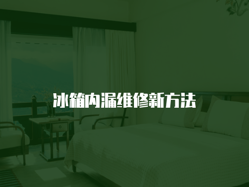 冰箱內(nèi)漏維修新方法