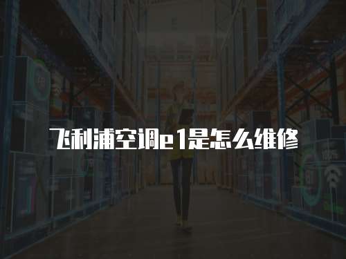 飛利浦空調e1是怎么維修
