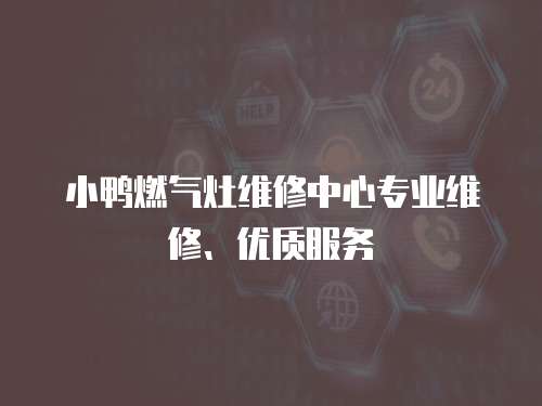 小鴨燃?xì)庠罹S修中心專業(yè)維修、優(yōu)質(zhì)服務(wù)