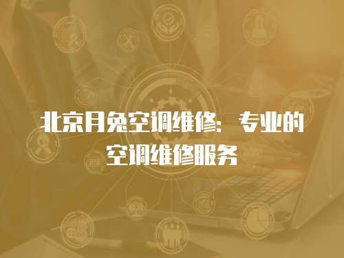 北京月兔空調(diào)維修：專業(yè)的空調(diào)維修服務(wù)