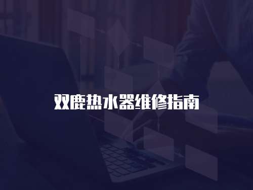 雙鹿熱水器維修指南