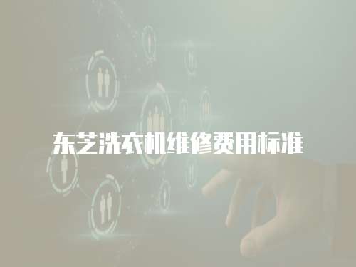 東芝洗衣機(jī)維修費(fèi)用標(biāo)準(zhǔn)