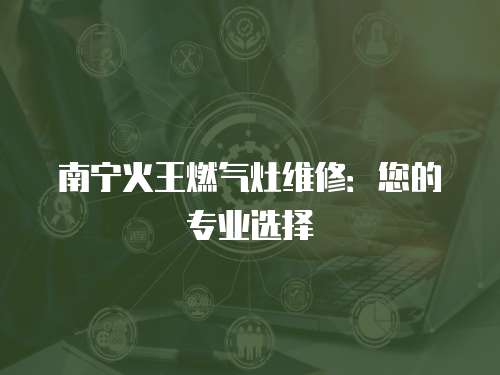 南寧火王燃?xì)庠罹S修：您的專業(yè)選擇