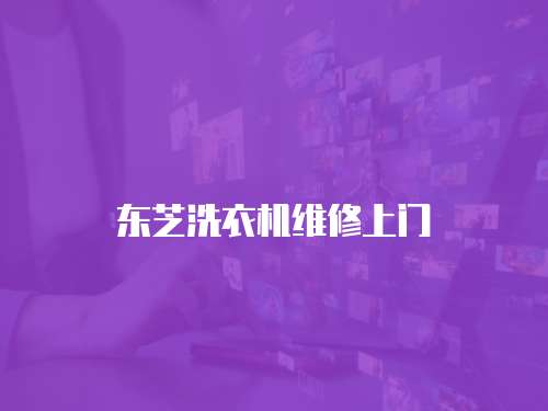 東芝洗衣機維修上門
