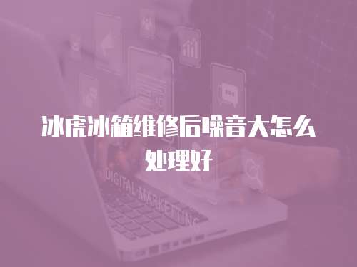 冰虎冰箱維修后噪音大怎么處理好