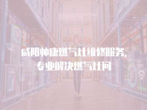 咸陽帥康燃氣灶維修服務，專業解決燃氣灶問