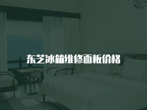 東芝冰箱維修面板價格