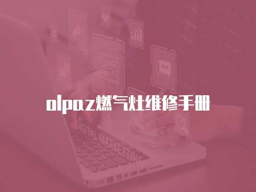 olpaz燃氣灶維修手冊