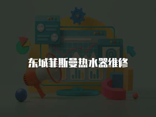 東城菲斯曼熱水器維修