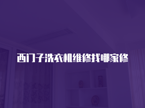 西門子洗衣機維修找哪家修