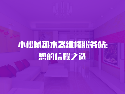小松鼠熱水器維修服務站：您的信賴之選