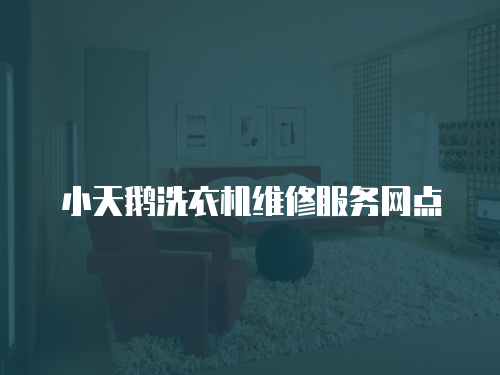 小天鵝洗衣機維修服務網點