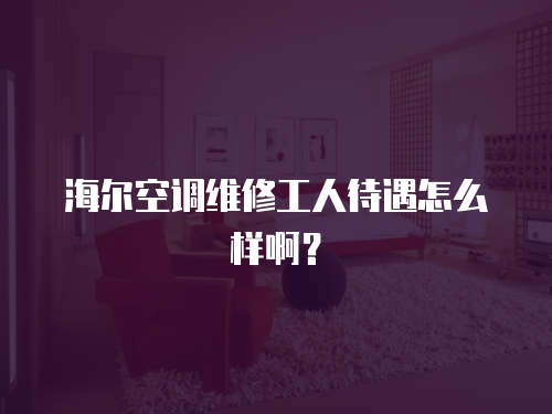海爾空調維修工人待遇怎么樣?。? class=