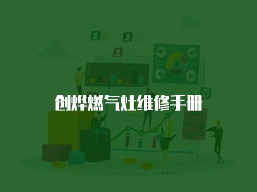 創燁燃氣灶維修手冊