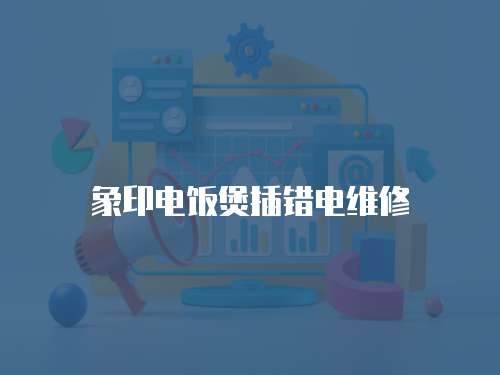 象印電飯煲插錯電維修