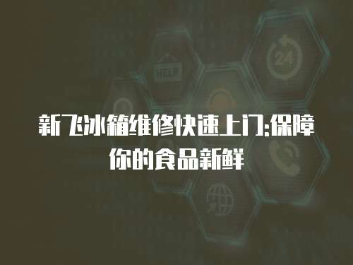 新飛冰箱維修快速上門:保障你的食品新鮮