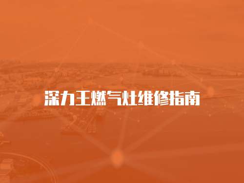 深力王燃氣灶維修指南