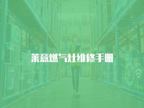 萊意燃氣灶維修手冊
