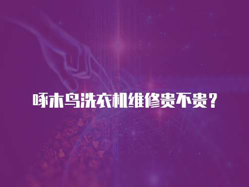 啄木鳥洗衣機維修貴不貴？