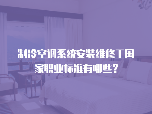 制冷空調(diào)系統(tǒng)安裝維修工國家職業(yè)標(biāo)準(zhǔn)有哪些？