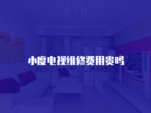 小度電視維修費用貴嗎