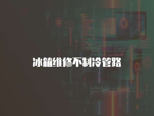 冰箱維修不制冷管路