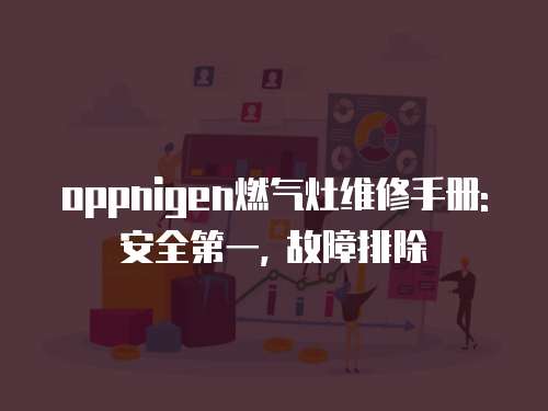 oppnigen燃?xì)庠罹S修手冊: 安全第一, 故障排除