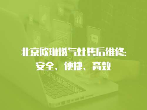 北京歐琳燃氣灶售后維修：安全、便捷、高效