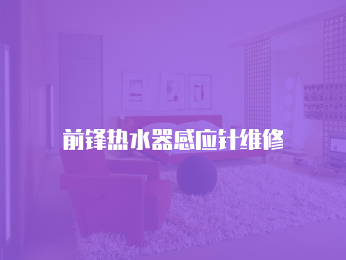 前鋒熱水器感應針維修